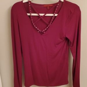 Long sleeve blouse